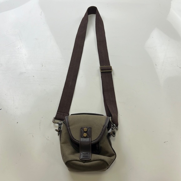 Handbags - Khaki crossbody bag B40-24
